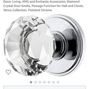 Crystal doorknobs